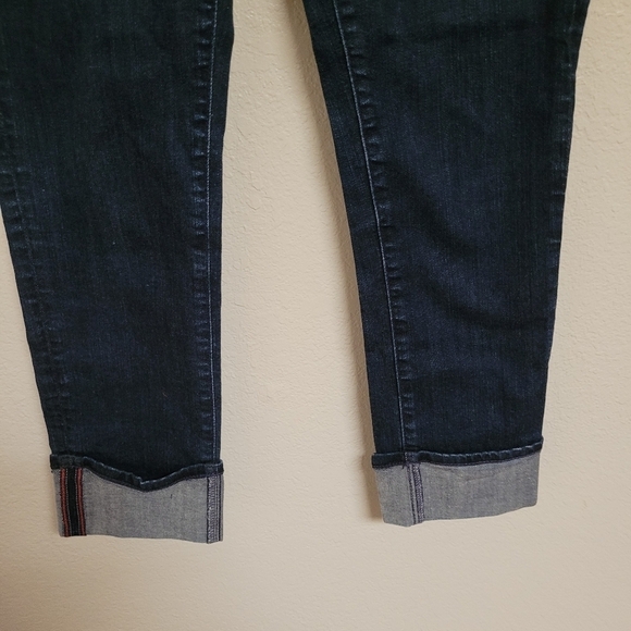 Adriano Goldschmied  The Stevie Cuff Jeans Dark Wash Size 27 - Picture 7 of 9